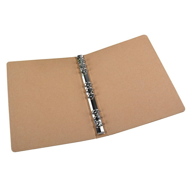 Carpeta de papel Kraft de portada dura A4 para cuadernos, diarios, escuelas, oficinas, papelería, carpetas de hojas sueltas, organizadores (a4)