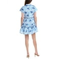 thumbnail image 2 of Taylor womens  Shirtdress, 8, Blue, 2 of 3