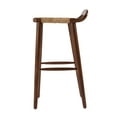 thumbnail image 5 of Butler Specialty Company Luna 30" Wood and Jute Woven Counter Stool - Brown, 5 of 8