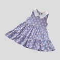 thumbnail image 4 of Honeeladyy Toddler Sleeveless Dress,Toddler Kids Baby Girls Fashion Cute Sleeveless Sweet Flower Print Ruffle Dress, 4 of 4