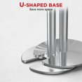 thumbnail image 5 of TURBRO Super Heavy-Duty Stainless Steel Stanchion, 17 Lbs ea. Retractable Barriers with 4-Way Secure Lock, Set of 2, 5 of 5