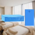 thumbnail image 1 of Sábana desechable/cubierta de ón transpirable tejida impermeable cubierta de cama de suave/sábana para salón viaje/ , Azul 20 piezas Macarena Sábana, 1 of 8