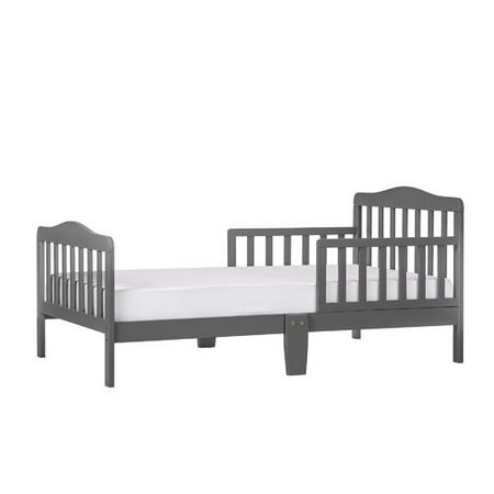 Dream On Me Classic Design Toddler Bed, Steel Grey