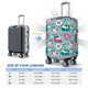 thumbnail image 4 of Balery Dogs With Swimming Funda de equipaje, fundas para maletas, elástica, lavable, protector de maletas, compatible con maletas de 18 a 32 pulgadas-Large, 4 of 7