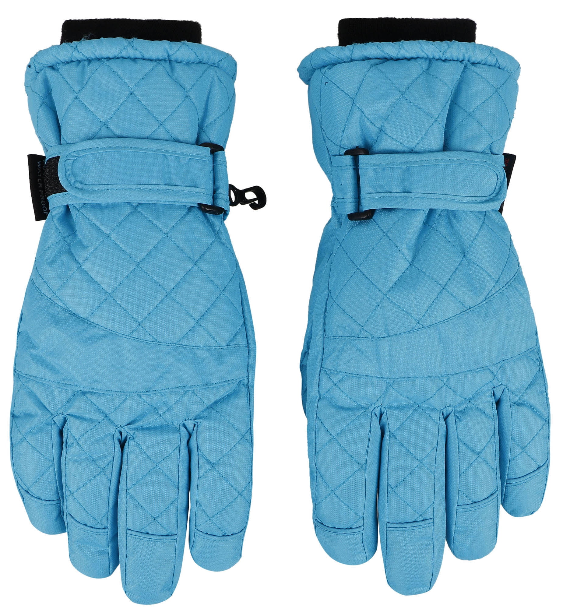 ANDORRA Women's 3M Thinsulate Waterpfoof Insulating Quilt Skiing Gloves