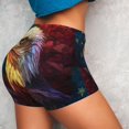 thumbnail image 4 of Fotbe Geometric American Bald Eagle Shorts Sin Costuras – Shorts Deportivos de Cintura Alta para Mujer, Elásticos para Gimnasio, Yoga, Running o Ciclismo-X-Large, 4 of 8