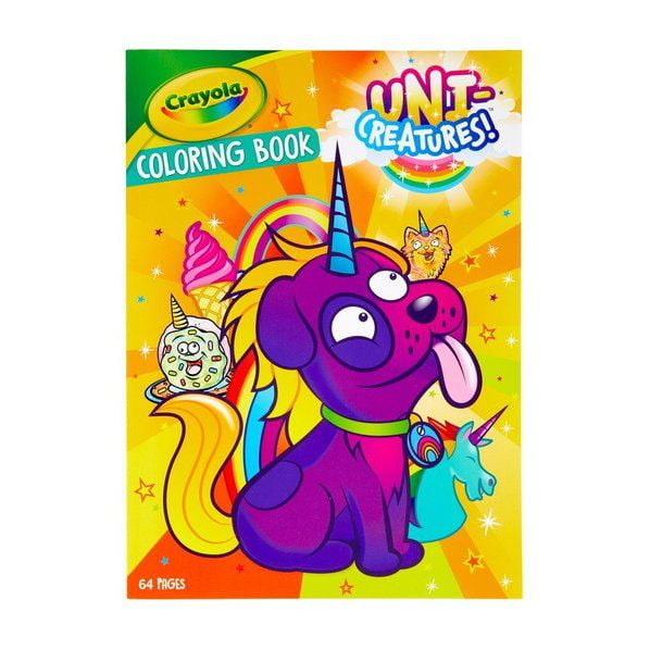 Crayola Uni-Creatures Coloring Book with Stickers - Walmart.com