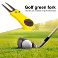 thumbnail image 1 of LJNYFDC Outil de Divot de Golf Pop-up Outil de Divot de Golf Pliable Outil de Réparation de Divot avec Poignée de Balle de Golf en Acier Inoxydable Magnétique Robuste pour Golfeurs, 1 of 7