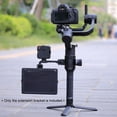 thumbnail image 3 of Stabilizer Extension Bracket Monitor Expansion Arm Aluminum Alloy with Cold Shoe Mount 1/4 Inch Screw, 3 of 8