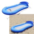 thumbnail image 1 of PVC Inflatable Pool Floating Air Mattress Inflatable Water Hammock Tube Bed Leak Proof Waterproof Swimming Pool Accessories Blue B, 1 of 6