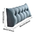 thumbnail image 3 of Headboard Pillow Triangular Bedside Cushion Bed Sofa Backrest Support Reading Pillow, Headboard Pillow for Sitting Up Reading or Working, 3 of 4
