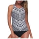 thumbnail image 1 of WILLBEST Trajes de Baño Mujer 2 Piezas Traje de Baño de Dos Piezas Tankini de Cintura Alta y Cuello Alto Para Mujer, 1 of 4