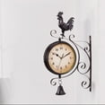 thumbnail image 4 of Reloj de pared retro Zulema Reloj de estación de doble cara 32x49 cm, 4 of 7