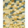 thumbnail image 1 of Ahgly Company Machine Washable Indoor Rectangle Abstract Dark Almond Brown Area Rugs, 7' x 10', 1 of 7