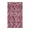 thumbnail image 1 of Love Hanging Pocket Organizer, Hearts for Valentine Checked Pattern Square Geometric Vintage, Printed Polyester Storage Bag with Pockets, 21" x 31", Dried Rose White, 1 of 2