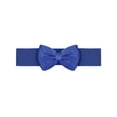 thumbnail image 1 of Cinturones elásticos con lazo INSPIRE CHIC para mujer, ancho de 2.4" elegante y lindo, banda de cintura elástica para vestido de boda 24 - 32" azul real, 1 of 6