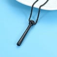 thumbnail image 4 of Baseball Bat Stainless Steel Cremation Jewelry For Ashes For Women Men Sport Keepsake Memorial Urn Pendant Necklace, 4 of 7