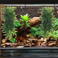 thumbnail image 4 of OULII Fake Terrarium Plants 1Set Green Lifelike Decoration For Lizards Snake Pets Habitat, 4 of 6