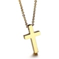 thumbnail image 3 of Versículo de la Biblia Fe Oración Cruz Colgante Simple para Hombres Mujeres, Regalo Religioso de Acero Inoxidable, 3 of 4