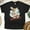 Black, variant on Deer Graphic T-Shirt | Cute Woodland Animal Tee for Men Women Kids, White, Size 3XL
