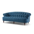 thumbnail image 2 of Jennifer Taylor Home La Rosa 84" Chesterfield Living Room Tufted Sofa Couch, Satin Teal, 2 of 17