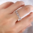thumbnail image 3 of TAAPSEE JEWELS Women Full Eternity Wedding Band Ring 14K Yellow Gold Plated Round Cut Cubic Zirconia, 3 of 4