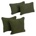 thumbnail image 2 of Double-corded Solid Microsuede Throw Pillows with Inserts (Set of 4) 9819-CD-S4-MS-HG, 2 of 2