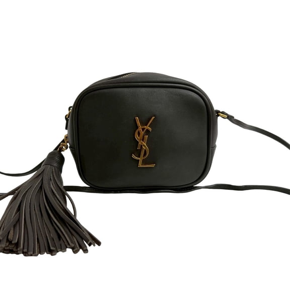 Pre-Owned Yves Saint Laurent SAINT LAURENT PARIS YSL Logo Tassel Leather Mini... (Good)