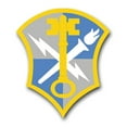 thumbnail image 1 of 3.8 Inch Army Intelligence and Security Command Patch Vinyl Transfer Decal, 1 of 1