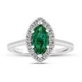 thumbnail image 1 of 1.37 CTW Diamond & Ruby Ring, 14K White Gold - Size 5.5, 1 of 1