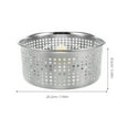 thumbnail image 2 of TAILTOSS Stainless Steel Mop Bucket With Spinner For Floor Cleaning In Silver 1Pcs, 2 of 7