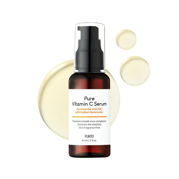Sérum PURITO Pure Vitamina C con 5% de ácido ascórbico, 60 ml, vegano
