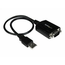 StarTech.com ICUSB2321X USB to Serial Adapter - 1 Port - COM Port Retention - Texas Instruments TIUSB3410 - USB to RS232 Adapter Cable