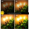thumbnail image 2 of Cadena de luces DAMAING para exteriores, 61 m, impermeables, 104 LED, vintage, 2 of 8