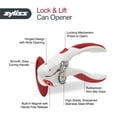 thumbnail image 6 of Zyliss Lock N' Lift Can Opener with Lid Lifter Magnet - Gifts for Cooks - Culinary Chef Gift - Manual with Locking Mechanism - Magnetic & Easy-to-Turn Can Opener - Red, 6 of 7
