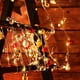 thumbnail image 4 of Lámpara LED decorativa de Navidad con cable Lámpara LED esférica Lámpara con cable con estrella y campana Lámpara con cable que funciona con pilas Lámpara decorativa con cable de cuento de hadas Decoración navideña (oro, plata, rojo) Sailing Electrónica, 4 of 5