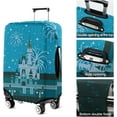 thumbnail image 4 of Luggage Cover Protector Washable Suitcase Cover Baggage Covers Fit 18-20 Inch Luggage (Red Bow), 4 of 6