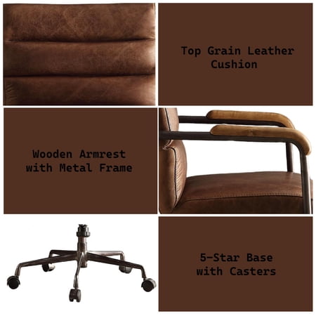 harith retro brown top grain product