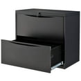 thumbnail image 6 of Famous Brand LF-36-2D-BLACK 36 Premium Lateral File Cabinet 2 Drawer Black, 6 of 7