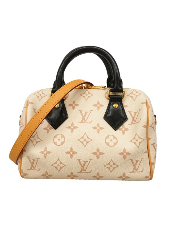 Pre-Owned Louis Vuitton Monogram Dune Speedy Bandoulière 20 Handbag M46906 White 2-way bag for...