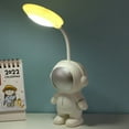 thumbnail image 2 of Small Night Lamp Cartoon Astronaut USB Rechargeable LED Table Night Light Eye Protection Desk Lamp Home Bedroom Lamp, 2 of 7