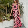 thumbnail image 3 of Leopard Print Pattern Sleeveless Dress Female Clothing Dress Women Summer 2025 Dress, 3 of 7