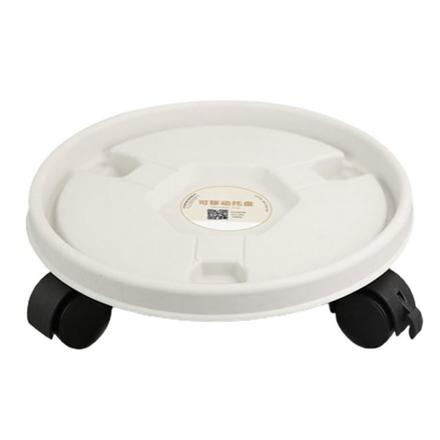Pot Wheels Decorative High Loading Capacity Plastic Plant Pot Mover for Garden