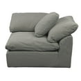 thumbnail image 5 of L-Shaped Sectional Sofa Modular Couch Deep Seating Performance Fabric Gray, 5 of 8