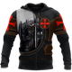 thumbnail image 1 of Sudadera retro con cremallera para hombre, con estampado 3D de God Knight, con cruz latina, para otoño, estilo moderno, 1 of 6