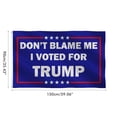 thumbnail image 2 of Trump Flag 90 * 150 Cm Bandera De Estados Unidos Con 2 Ojales De Latón Cosido Doble Color Vivo Anti Fade matsuzay HA035374-00, 2 of 6