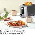 thumbnail image 7 of Chefman 2 Slice Toaster with 7 Shade Settings, Removable Crumb Tray, Bagel & Defrost Modes — Black, 7 of 7