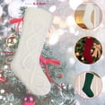 thumbnail image 6 of Christmas Stockings, Clearance 3 Packs 18" Happiwiz Knit Christmas Stockings Kits Green, Ivory & Red, Xmas Stockings Set for Kids, Xmas Tree Holiday Family Party Fireplace Hanging Decorations, 6 of 9