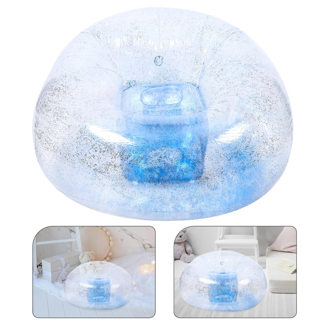 KAKOWELY Outdoor Footstools Patio Inflatable Footstool PVC for Relaxation 1Pcs