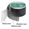 thumbnail image 3 of 1 Roll 2M Window Screen Repair Tape Window Screen Door Repair Kit Fiberglass Cloth Mesh Tape for Repair Holes Tears, 3 of 10